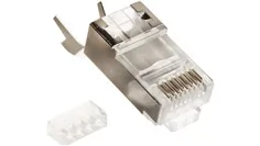 WTYK MODULARNY KĄTOWY EKRANOWANY RJ45/FTP6A-HAND-KAT DELTA-OPTI